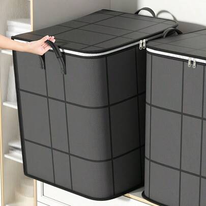 1 túi đựng đồ gia dụng, túi đựng búp bê nhồi bông, túi đựng quần áo và chăn ga gối đệm, túi sắp xếp ngăn kéo tủ quần áo, chất liệu vải dày hơn được nâng cấp, tay cầm rộng và thoải mái hơn, thích hợp để cất giữ đồ đạc trong nhà, kho hàng, quà tặng gia đình.