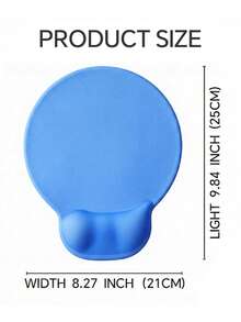 Mouse Pad With Gel PU Leather Wrist Rest, Ergonomic Comfortable Computer Wrist Support, Suitable For Laptop, With Non-Slip PU Base, For Office And Home - View 8