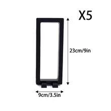 3D透明悬浮展示框，多功能大型奖牌、徽章、印章悬挂框（黑色） - 展示盒 - 查看 12