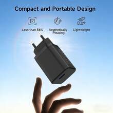 2个装 45W GaN USB-C 墙式充电器 PD 3.0 快充插头，适用于 MacBook、Galaxy、XPS 等——通用手机充电器 - 查看 5