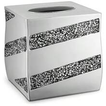 Car Tissue Box - Silver Gray - View 4