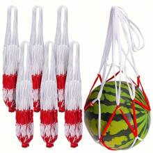 10/30pcs Heavy Duty Watermelon Hanging Net Bags - Large Capacity Net Bags For Supporting Watermelon, Pumpkin And Pineapple Growth - Durable White Material And Easy To Use - 10 - View 2