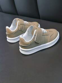 1 Pair Children/Toddler Innovative 2026 Spring Casual Sports Sneakers, Soft Sole White Athletic Shoes For Girls, Suitable For All Seasons - Khaki - View 6