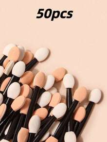 Bộ 20-50 cọ mút vẽ móng màu đen - Dụng cụ làm móng hai đầu tạo hiệu ứng chuyển màu kèm bút đính đá và sticker, bộ dụng cụ thiết kế móng chuyên nghiệp dành cho nữ, sử dụng tại nhà, salon và tự làm móng nghệ thuật. - Nhiều màu - Xem 9