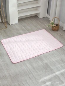 1片装宠物冰凉垫，透气冰丝垫，适用于小型、中型和大型宠物，猫窝垫 - 粉色 - 查看 7