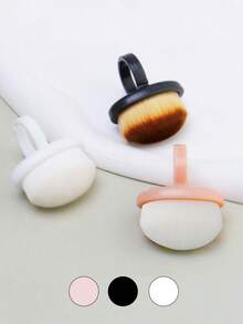 Cọ trang điểm móng mini dạng nhẫn, cọ làm sạch bụi móng tay lông mềm dày, dụng cụ chăm sóc móng. - Nhiều màu - Xem 4