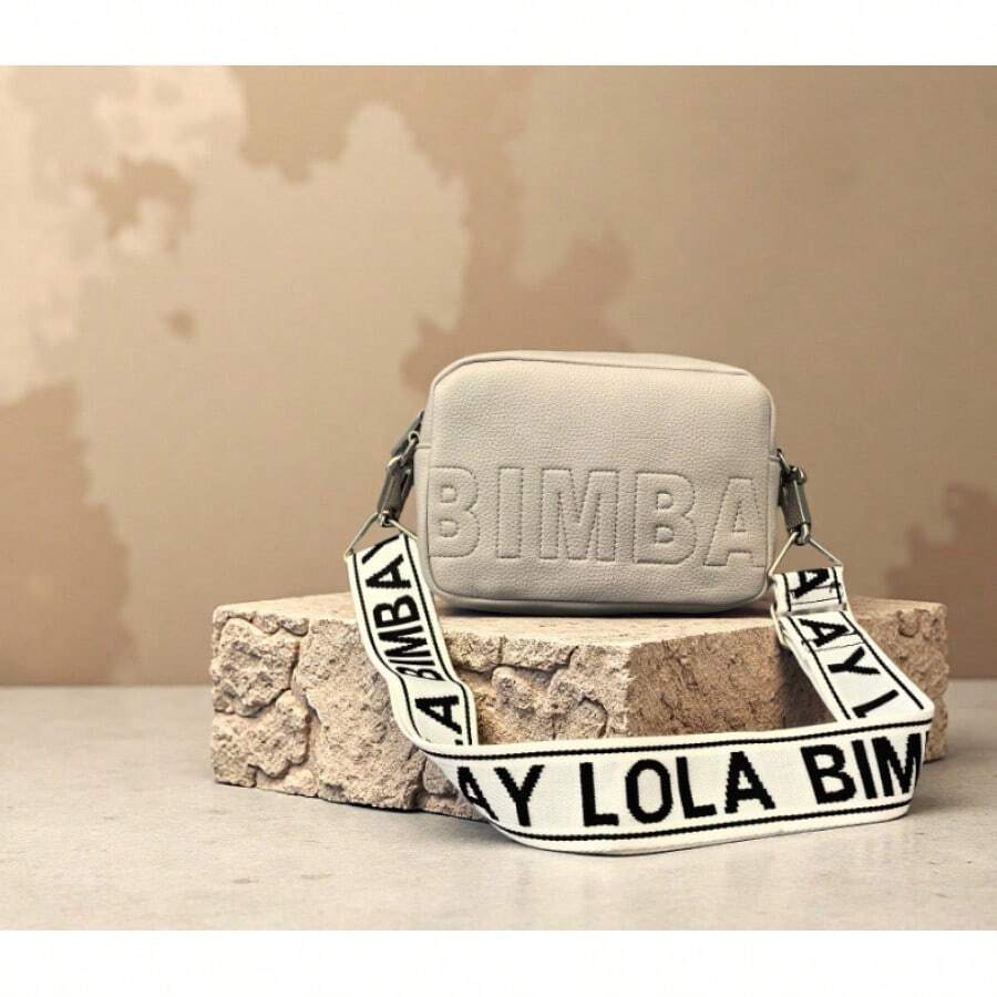 Small Square Letter Print Bag For Women, Shoulder And Crossbody Bag, Simple And Versatile Storage Bag. - khí hư màu trắng nhạt - Xem 1