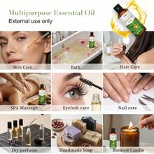 LZJV Premium Peppermint Essential Oil, Suitable For Cleaning, Purifying, Aromatherapy, Facial, Body & Nail Care, Candle & Soap Making, DIY Fragrance - 100ml/30ml - Peppermint Essential Oil - View 9