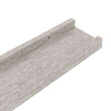 Étagères murales, lot de 4, gris béton, 60 x 9 x 3 cm - 1PC - Voir 9