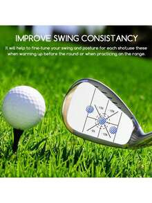 Bộ 10 nhãn dán điểm tiếp xúc gậy golf, bộ nhãn dán điểm tiếp xúc gậy golf 3 trong 1, công cụ tự học xác định điểm tiếp xúc lý tưởng và phân tích tính nhất quán, nhãn dán điểm tiếp xúc gậy golf, giải pháp cải thiện độ chính xác và khoảng cách cú đánh golf. - Nhiều màu - Xem 2