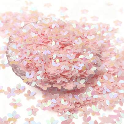 360 hạt/10g hình hoa mai lõm 5 cánh, kích thước 10mm, chất liệu PVC, kim tuyến nhiều màu sắc, thích hợp để trang trí bông tai, vòng hoa, sự kiện, tuyệt vời cho mùa xuân, sinh nhật, Ngày của Mẹ và nhiều dịp khác.