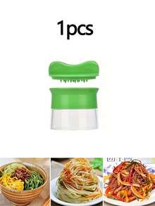 1pc Handheld Spiral Fruit & Vegetable Slicer, Multi-Function Spiral Vegetable Cutter - Handheld Fruit & Vegetable Slicer, Portable Vegetable Noodle Maker (Sharp Cutting), Suitable For Healthy Meal Prep, Salads And Light Cooking, Applicable For Carrots, Cucumbers, Pasta Maker, Salad Tools, Adjustable Spiral Slicer, Salad Tools, Rotary Slicer, Quick Fruit & Vegetable Noodle Maker, Small Kitchen Tool, Summer Kitchen Tool - Multicolor - View 13