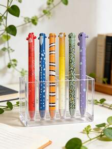 Bộ 6 bút xoay hình động vật biển, thiết kế sáng tạo, viết trơn tru, có tẩy, phù hợp cho học sinh, gia đình và văn phòng, lựa chọn quà tặng tốt nhất. - nhiều màu - Xem 4