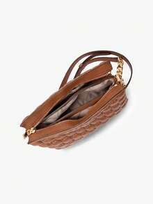Michael Kors Túi đeo chéo MK Jet Set Charm, túi xách nhỏ dành cho nữ với dây đeo có thể điều chỉnh. - màu nâu - Xem 5