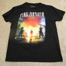 Final Fantasy VII Shirt Medium Black Short Sleeve Video Game Gamer Cloud - 黑色 - 查看 1
