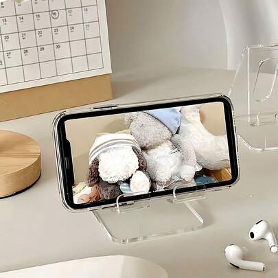 Giá đỡ điện thoại để bàn đa năng - Đế chống trượt, tương thích với điện thoại thông minh/máy tính bảng để sạc, phù hợp cho văn phòng, tiết kiệm không gian.