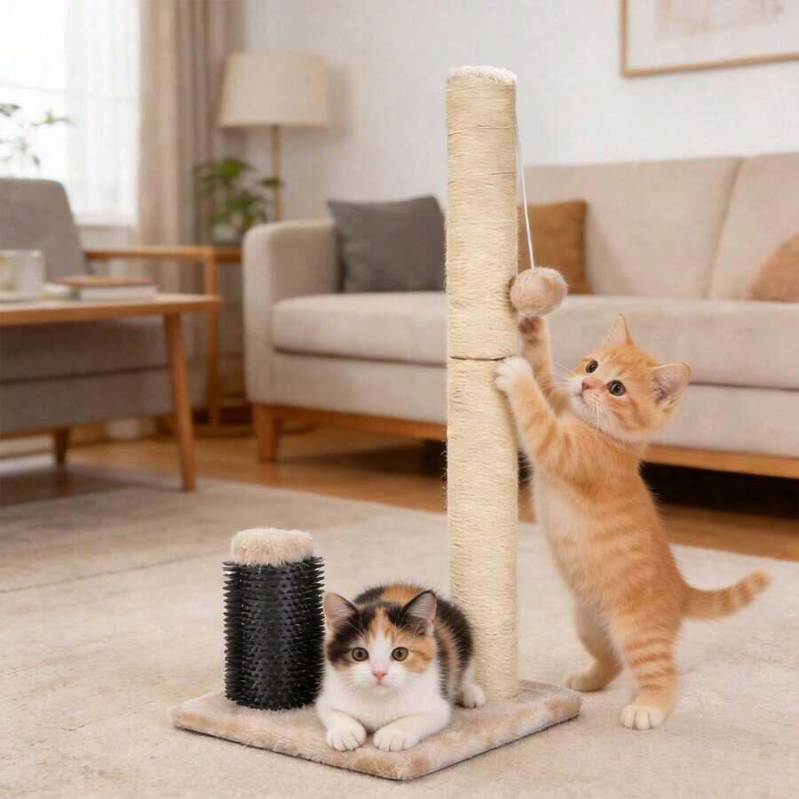 Árboles y casas para gatos - Marrón - Ver 1