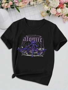 Women's T-Shirts The Eminence In Shadow Cid Kagenou Fandom Anime Character Epic Sci-Fi Ladies Shirt Cid Unleash His Power In Episode I Am Atomic - 黑色 - 查看 2
