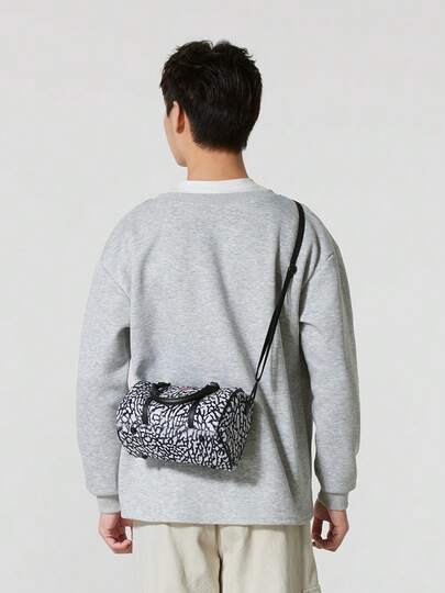 Jordan Túi đeo chéo unisex, kiểu dáng thường ngày, phù hợp cho hoạt động ngoài trời, du lịch, thể thao. Kích thước xấp xỉ: 22.9*10.2*12.7cm.