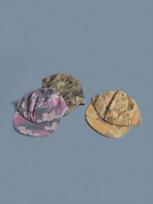 OBOVAY New Lightweight Quick-Dry American Camouflage Short Brim Baseball Cap, Unisex Summer Outdoor Sun Protection Casual Hat,Beach,Vacation,Holiday,Travel - Multicolor - View 3