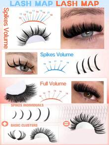 Bộ nối mi giả đầu nhọn mới, Bộ nối mi kiểu hoạt hình, 12-20mm, Bộ nối mi kiểu anime, Mi giả đơn đầu nhọn, Bộ nối mi xoăn hình chữ D, Mi giả đơn kiểu hoạt hình, Bộ nối mi, Bộ nối mi, Mi giả, Mi giả - D - Xem 7