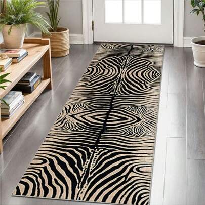 Zebra Print Pattern Area Rugs Aisle Runners Velvet Material Carpet Runner For Party Aisle Runner Kitchen Runner Rug Non Slip Runners For Hallways With Rubber Backing Vintage Soft Long Carpet For Bathroom Laundry Bedroom,,Runner Rugs,Aisle Runners,2D Flat Kitchen Floor Mat Local Printed Entrance Door Mat Bathroom Mat, Bath Mats Passage Floor Mat Kitchen Carpets, Laundry Room Decorations, Balcony Carpets, Comfortable Standing Mat Home Decorations Gift Non-Slip Polyester Doormats,Party Daily Door Mats Anniversary Party Holiday Valentine's Day Wedding Anniversary Easter Mother's Day Graduation Father's Day Birthdays Anniversaries Thanksgiving, Christmas, Halloween, New Year's Mat Indoor/Outdoor Use, Festive Home Accent, Bathroom Entrance Mat ,Decorative Gift,Suitable For Coffee Machine,Coffee Pot,Faucet Splash Guard And Drain Mat,Counter Tableware Drying Pad,Washable Floor Kitchen,Bathroom,Hides Stains,Super Absorbent,Kitchen Drying Mat,Suitable For Dining Table,Coffee Bar Outdoor Door Mat