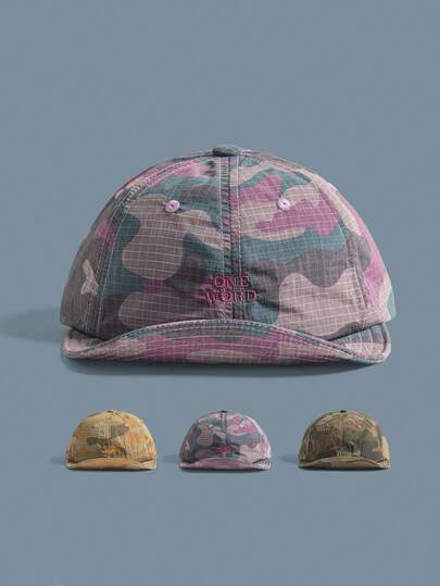 Mũ lưỡi trai mỏng, nhanh khô, họa tiết rằn ri Mỹ dành cho nam và nữ, thích hợp cho hoạt động ngoài trời, che nắng, thoáng khí, kiểu dáng hip hop, thích hợp cho mùa hè.