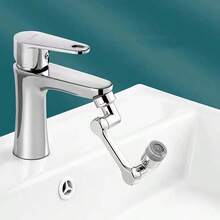 304 Stainless Steel Mechanical Arm Faucet, 360° Rotation, Splash-Proof Design, Multi-Function Adapter - Drinking Water, Includes Kitchen, Bathroom, Toilet Installation Tools, Multi-Function Outlet | Fashionable Design | High-Quality Hardware - Multicolor - View 5