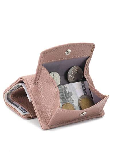 女性用ミニ財布、大容量コインケース付き短財布、三つ折り財布、必需品のギフトアイテム