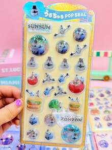 日本动漫周边礼品，儿童3D/DIY贴纸，儿童艺术手工，时尚精致手工贴纸 - 彩色 - 查看 8