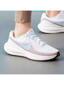 Zapatillas de running para mujer Nike REVOLUTION 8 2026 Primavera Nuevas, con amortiguación, livianas y transpirables para correr en carretera HJ8485-106 - Blanco - Ver 3