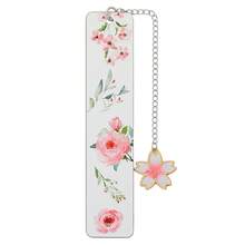 Thẻ đánh dấu sách bằng thép không gỉ hình hoa dễ thương và tươi tắn, thẻ đánh dấu sách nghệ thuật hình hoa, phụ kiện đánh dấu sách dành cho nữ, thẻ đánh dấu sách màu tím/hồng/xanh dương/xanh lá cây, quà tặng đọc sách cho học sinh, người hâm mộ sách. - màu sắc - Xem 15