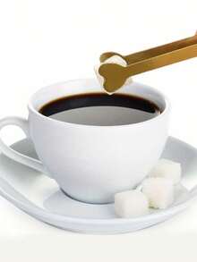 1/5 chiếc kẹp kẹo hình trái tim và hình vuông bằng thép không gỉ mạ vàng, kẹp kẹo ăn vặt, đồ dùng tiệc tùng, đồ dùng đám cưới, thích hợp cho các buổi họp mặt gia đình, sinh nhật, đám cưới và Giáng sinh. - Xem 6