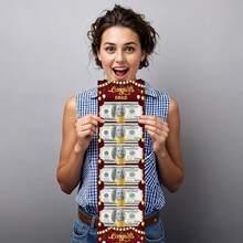 Graduation Money Holder Red Gold Graduation Gifts For Class Of 2026 Surprise Money Card For College High School Money Holder With 6 Slots For Cash Grad Party Plies 1 Pack 01 - 紅金 - 查看 5