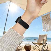 Dây đeo kim loại hình mèo hoạt hình, thiết kế lưới thoáng khí, tương thích với Apple Watch Series 1/2/3/4/5/6/7/8/9/10/SE/Ultra, phù hợp với các kích thước 38mm 40mm 41mm 42mm 44mm 45mm 49mm, khóa nam châm tháo nhanh, phong cách ngọt ngào và cá tính dành cho nữ. - màu đen - Xem 5