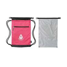 Skog Å Kust GymSak 2-in-1 Drawstring Cinch Bag with Removable Waterproof Dry Bag - Rosado - Ver 5
