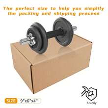Shipping Boxes 9"X6"X4"Which Is Anti-Impact Come With Exquisite Sealing Label.Suitable E-Commerce Packaging Shipping Packaging. - Trắng - Xem 2