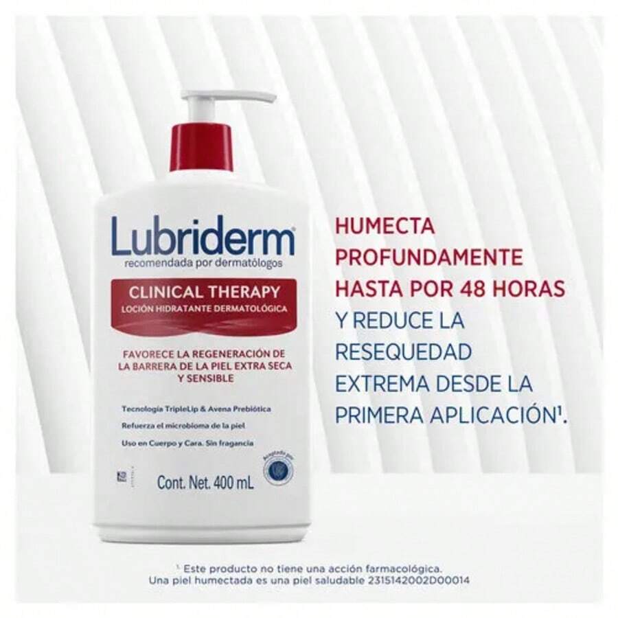 LUBRIDERM CLINICAL THERAPY BODY CREAM WITH 400 ML - Hyaluronic Acid - View 1