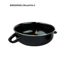 Traditional Mediterranean Mussel Medium Sized 18 Cm Induction Steamer Pot Set 2. - 查看 5