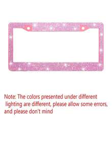 水晶塑料车牌框，闪光车牌框，通用水晶车牌框套，防锈塑料车牌架，汽车配件 - A - 查看 9