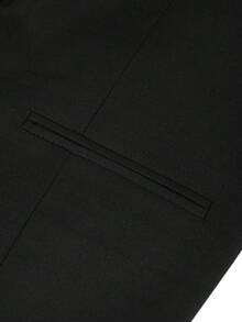 Bộ vest cưới chú rể kiểu Anh & Mỹ hai hàng khuy, dáng ôm và quần. - màu đen - Xem 7