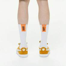 Women's And Men's 3 - 8 Pairs Athletic Cushion Crew Socks Multi - One Size + [Good-luck] Multi (3 Pairs) - View 3