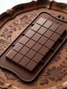 1pc Chocolate Mold, Rectangular Chocolate Grinder Baking Mold, Handmade DIY Silicone Mold - View 6