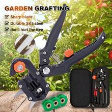 Herramientas de injerto de jardín, herramientas de poda de jardín, cuchillo de injerto, para cortar ramas, vides y árboles frutales, juegos de herramientas de poda - B - Ver 2