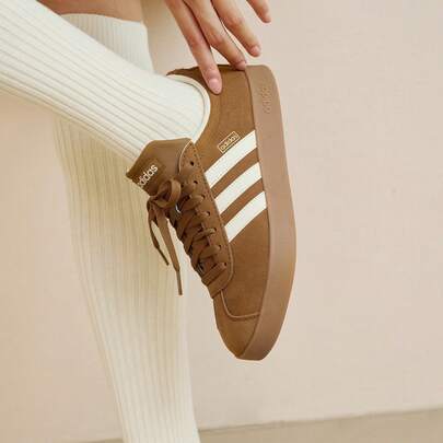 Adidas Giày thể thao cổ điển VL COURT CLASSIC "T-Toe" kiểu retro, giày thường ngày.