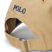 Polo Ralph Lauren Iconic Cotton Chino Ball Cap - Authentic Designer Heritage Hat | Viral 2026 Unisex Classic Cotton Twill Baseball Cap | Premium Washed Chino Headwear | Signature Embroidered Pony Logo Polo Cap | Timeless American Lifestyle Accessories - 卡其色 - 查看 4