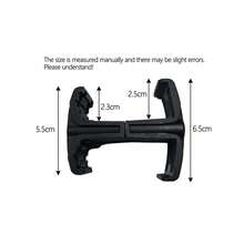 Acoplador táctico de doble cargador, clip de enlace de cargador para equipo de juego de al aire libre - Negro - Negro - Ver 5
