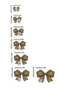 1pc Leopard Print Bow Decor Floor Mat, Decorative Carpet, Bedroom Decor, Small Rug, Carpet, Home Decor, Living Room Carpet, Living Room Small Rug, Bedroom Rug, Living Room Home Decor, Outdoor Rug, Washable Carpet - Multicolor 1 - View 6