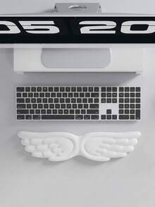 1 Memory Foam Leather Wrist Rest, Keyboard Wrist Guard, Mouse Wrist Guard, Gradually Thickened, Ergonomic, With Wrist Rest, Computer Mouse Pad, Pain Relief, Keyboard Wrist Rest, With Coaster, Anti Slip PU Base - View 9