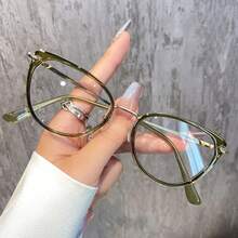 1副女士时尚简约艺术眼镜 - 灰色(變灰片) - 查看 2